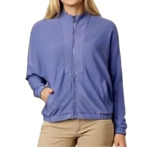 Columbia Women's Blue Firwood Relaxed Fit Full Zip Jacket Size Medium NEW!